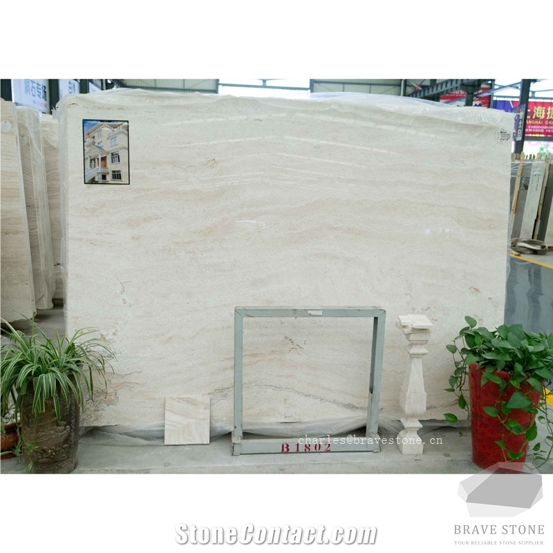 Iran Super White Travertine Slabs Tiles