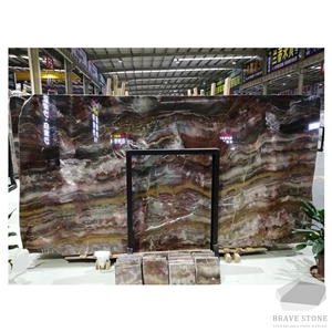 Red Louis Agate Marble Tiles and Slabs