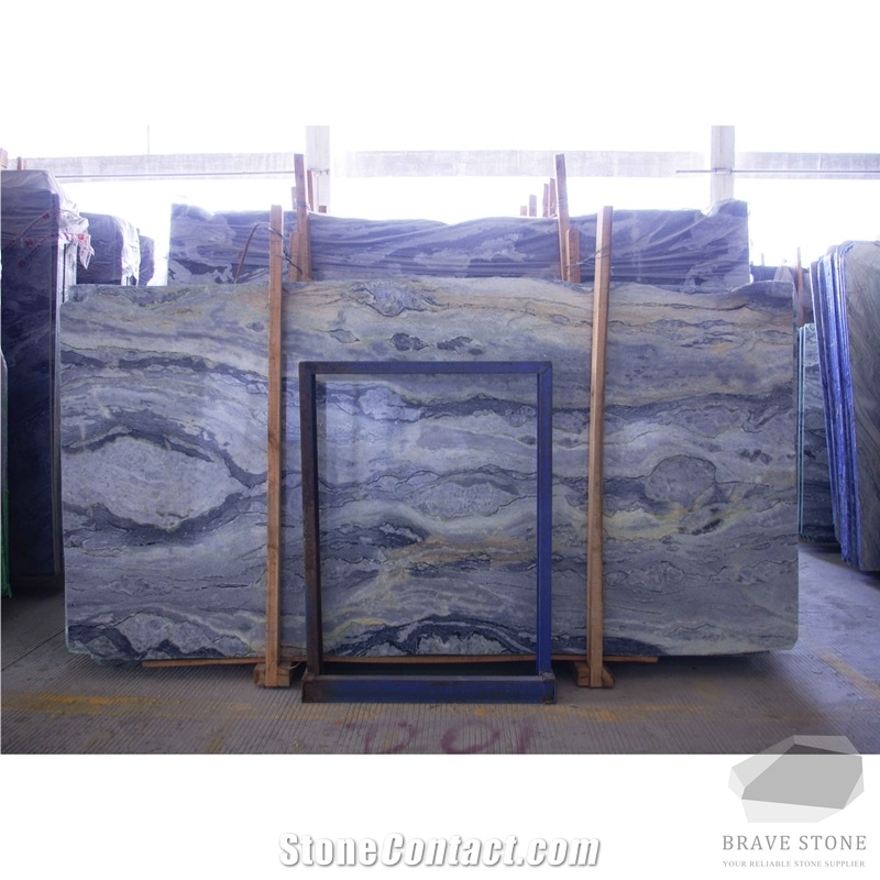 River Blue Marble Tiles and Slabs