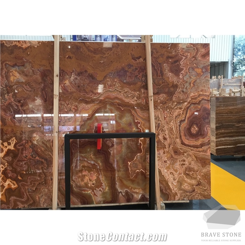Tiger Onyx Slabs and Tiles