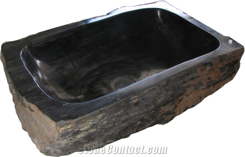 Petrified Wood Sink, Fossil Wood Sink, Basins
