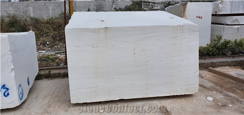 Oceanic White Marble Block, Greece White Marble