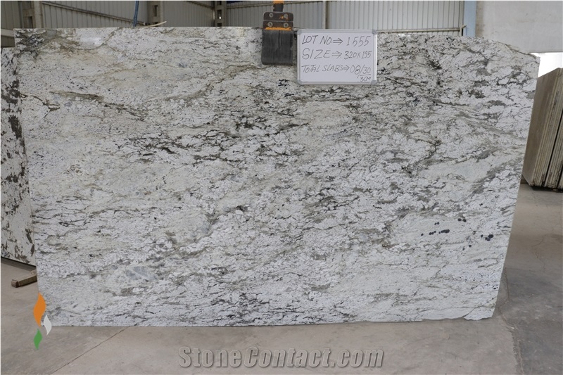 Aura White Granite Slabs,Cut to Size,Gangsaw Slab