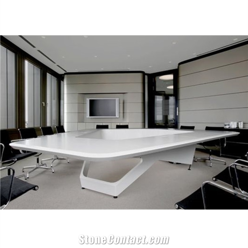 Modern Office Conference Table Polygon Design