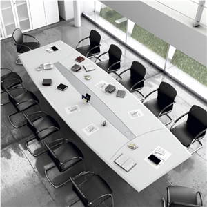 Modern Office Conference Table Polygon Design