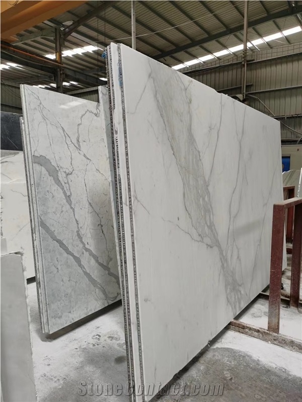 Calacatta Marble Composite with Aluminum Panel