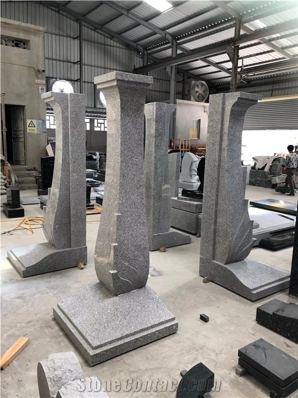 China Grey Granite Pillar