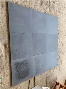 China Hainan Black Basalt Honed Tiles