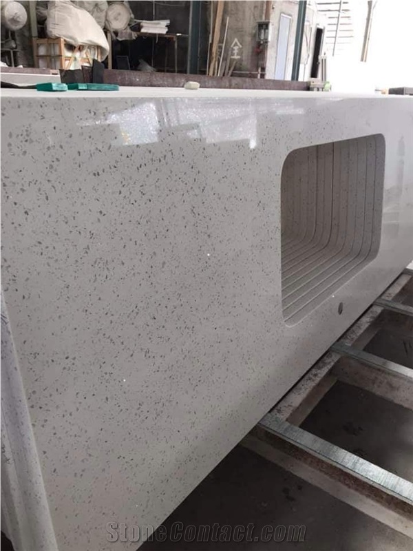 Engineered Quartz Vanity Tops for Hotel Projects