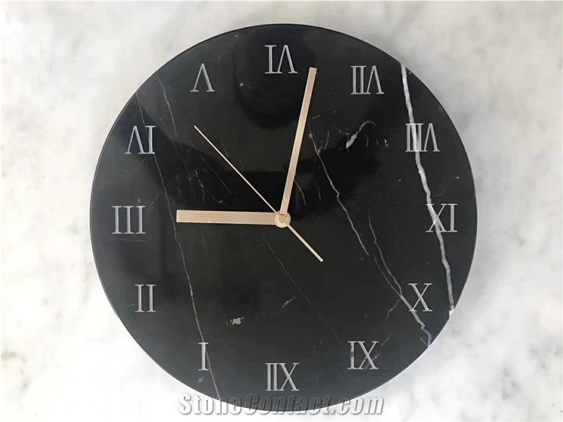 Marble Stone Art Design Watch Clock