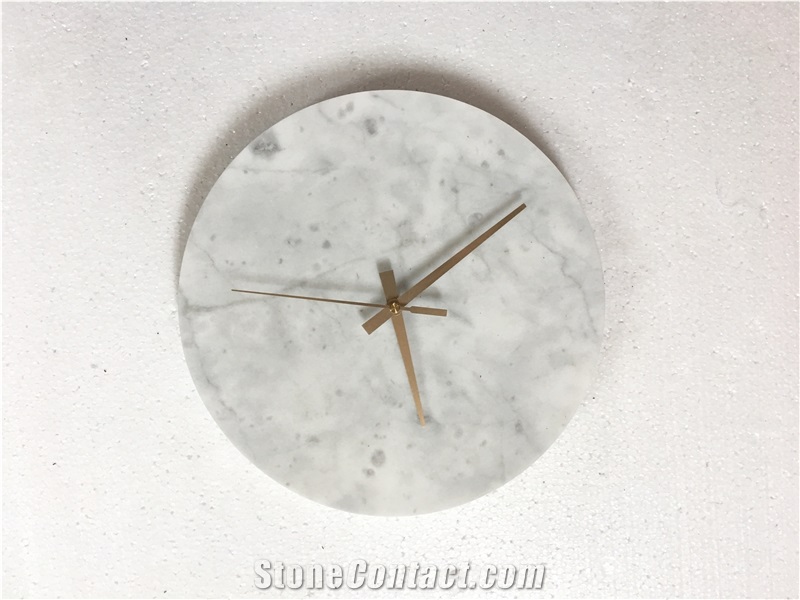 Marble Stone Art Design Watch Clock