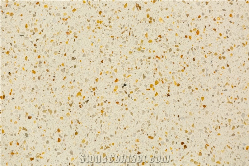 Gold Monochrome Quartz Stone