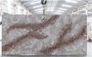 Zd-9524 Carrara Grey Quartz Stone Slabs