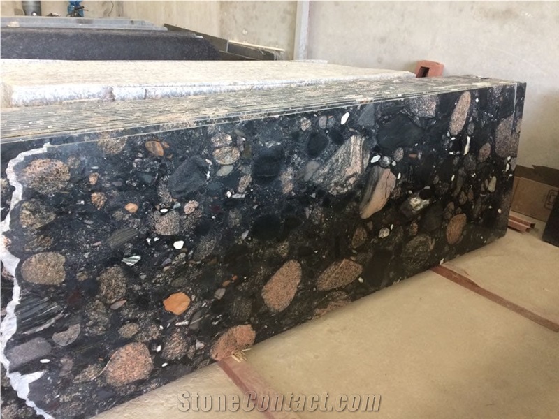 Stone Black Granite Slabs