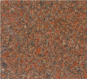 Red Zatoni Granite Slabs, Tiles