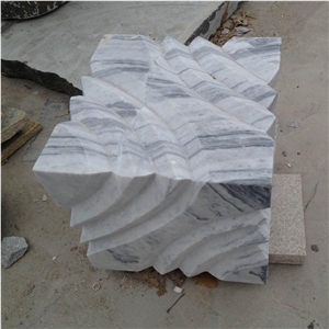 Cube Marble Stone Fountain for Sale