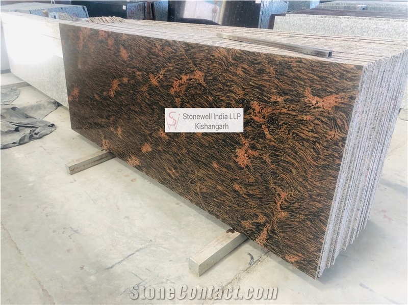 Tiger Skin Granite Slabs & Tiles