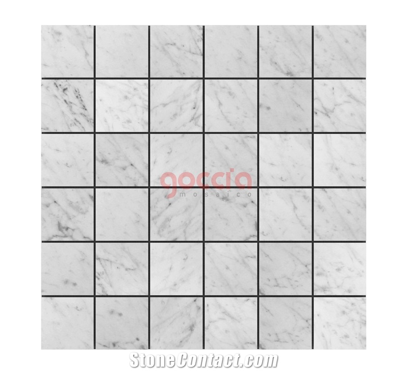 Mosaic 2x2 Bianco Carrara Marble Mosaic