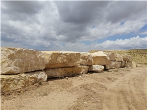 Cream Carthage Limestone Block