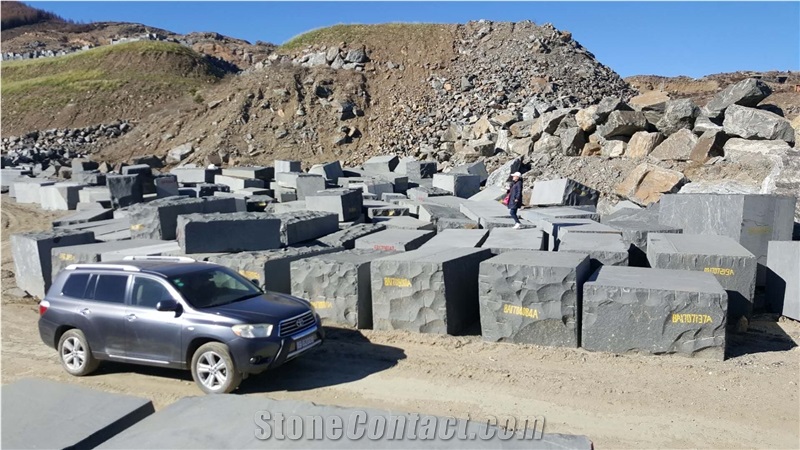 China Absolutely Shanxi Black Granite Blocks, Rock - Quarry Owner