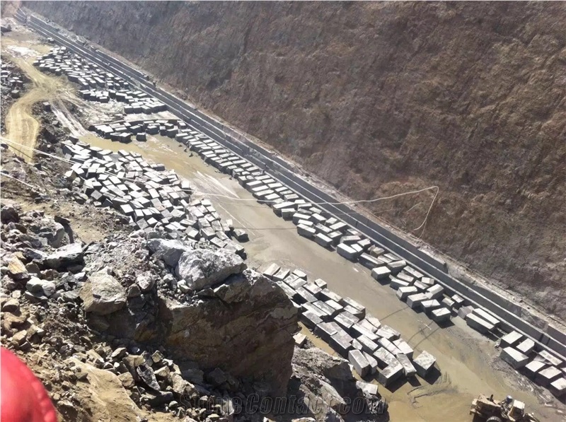 Quarry Owner China Shanxi Nero Assoluto Black Blocks