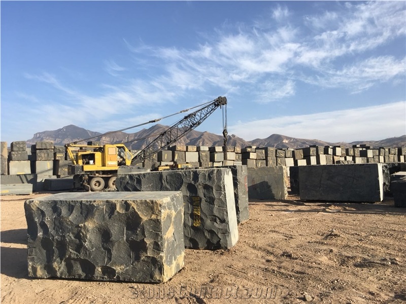 Shanxi Black Granite Blocks G342 Real Quarry Owner