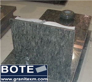 Book Style Granite Tombstone Monument Gravestone