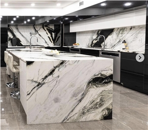 Panda White Marble for Floor Covering