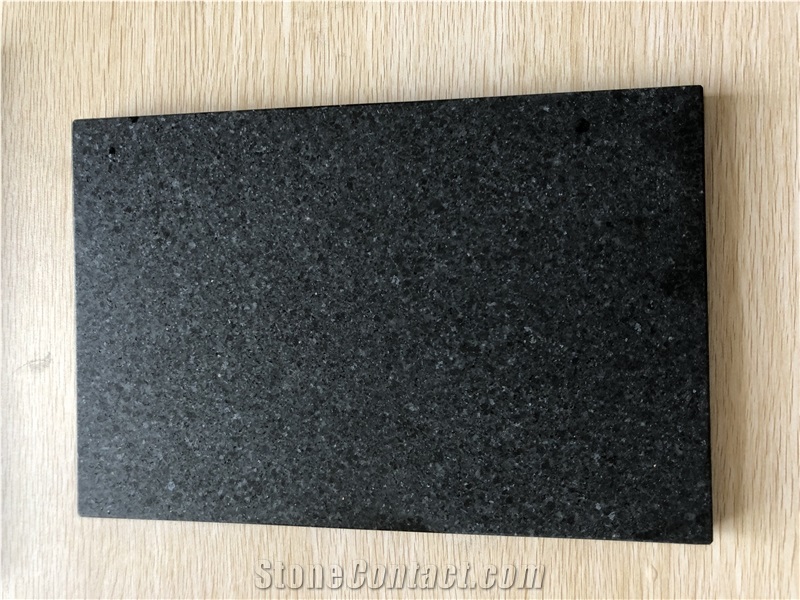 Royal Black Granite for Floor Covering