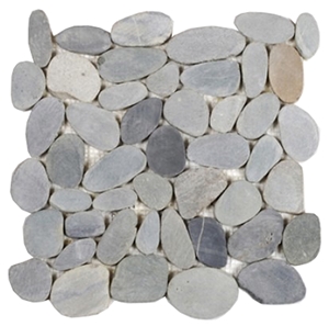 Mosaic Slice Pebble Grey