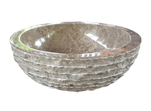 Sink Bowl Outside Alur Marmo - Grey