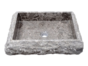 Sink Kotak Full Marmo - Grey