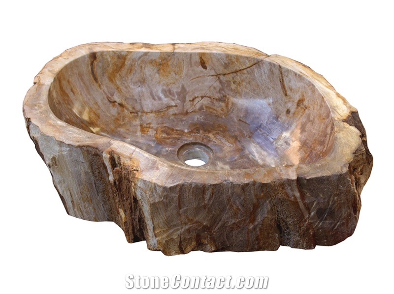 Sink Petrified Wood