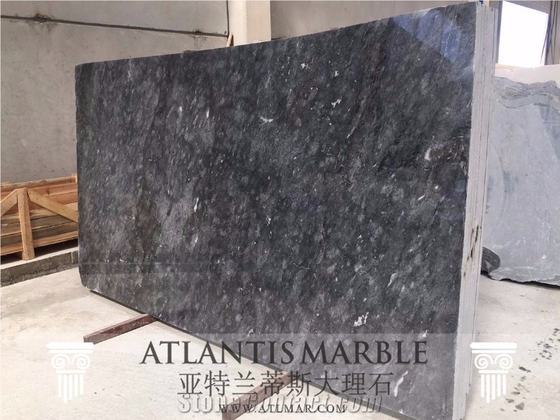 Turkish Marble Cut Size Slab Export Black Diamond