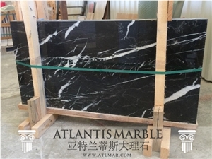 Turkish Marble Cut Size Slab Export Black Swan
