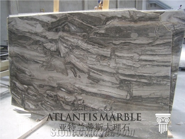 Turkish Marble Cut - Size Slab Export Fantasy Grey