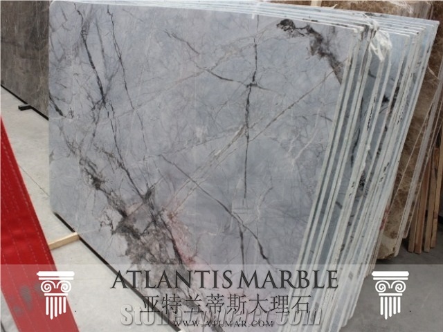 Turkish Marble Cut Size Slab Export Lilac Storm