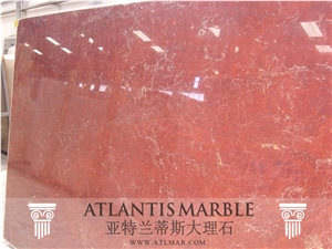 Turkish Marble Cut - Size Slab Export Red Snow