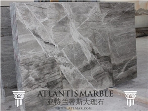 Turkish Marble Cut - Size Slab Export Yinyang Grey