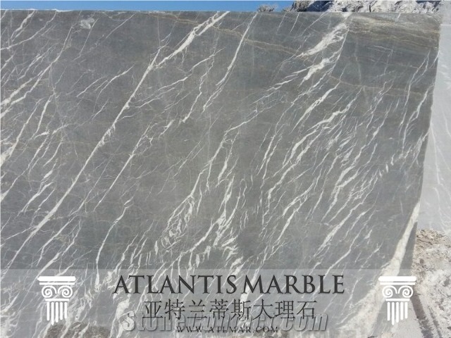 Turkish Marble Cut to Size Slab Export Art Grey