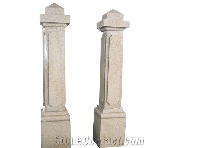 Black Granite Columns, Marble Columns