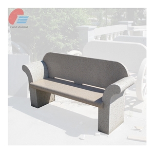 Garden Granite Bench with Arms
