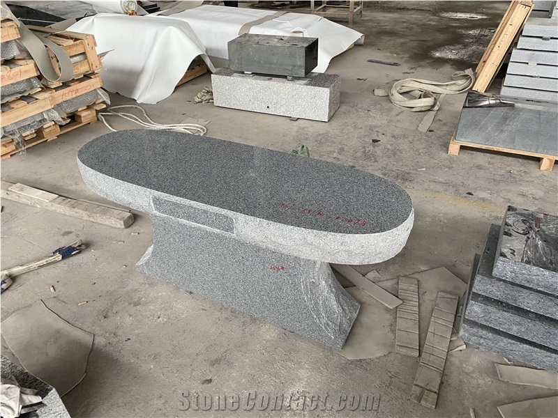 Light Gray G603 G633 Granite Polished Bench