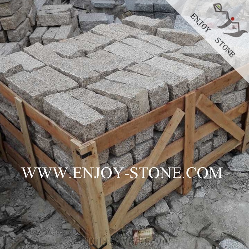 All Sides Natural Split G682 Rustic Yellow Paver