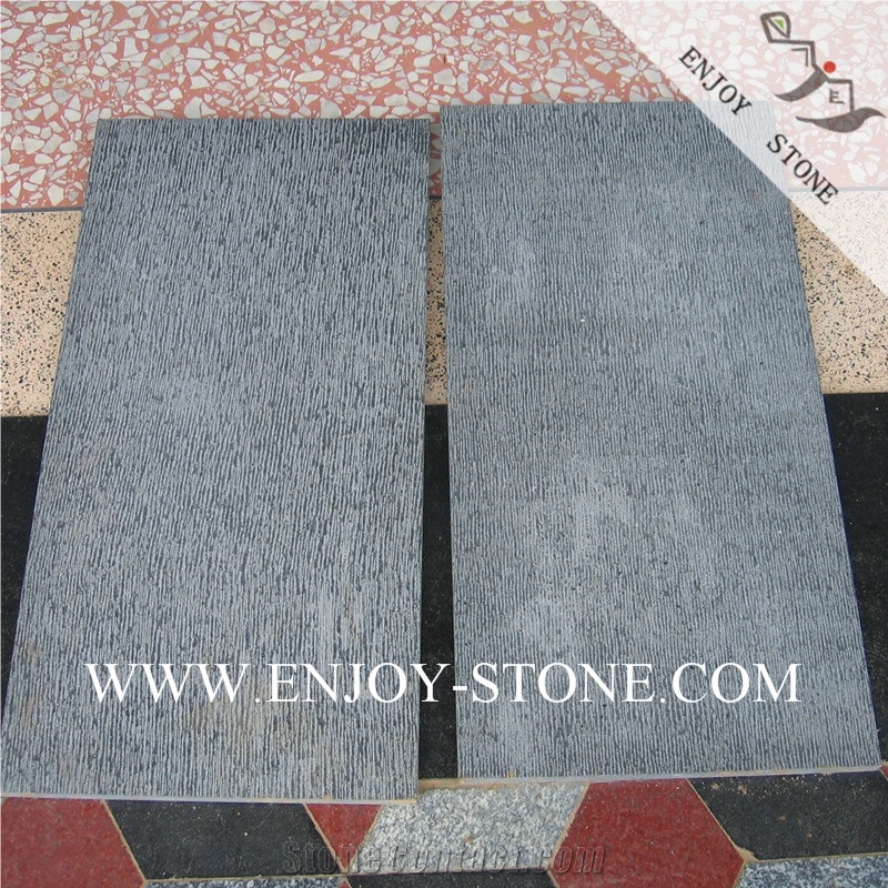 Chiselled Grey Andesite / Basalto Flooring Tiles