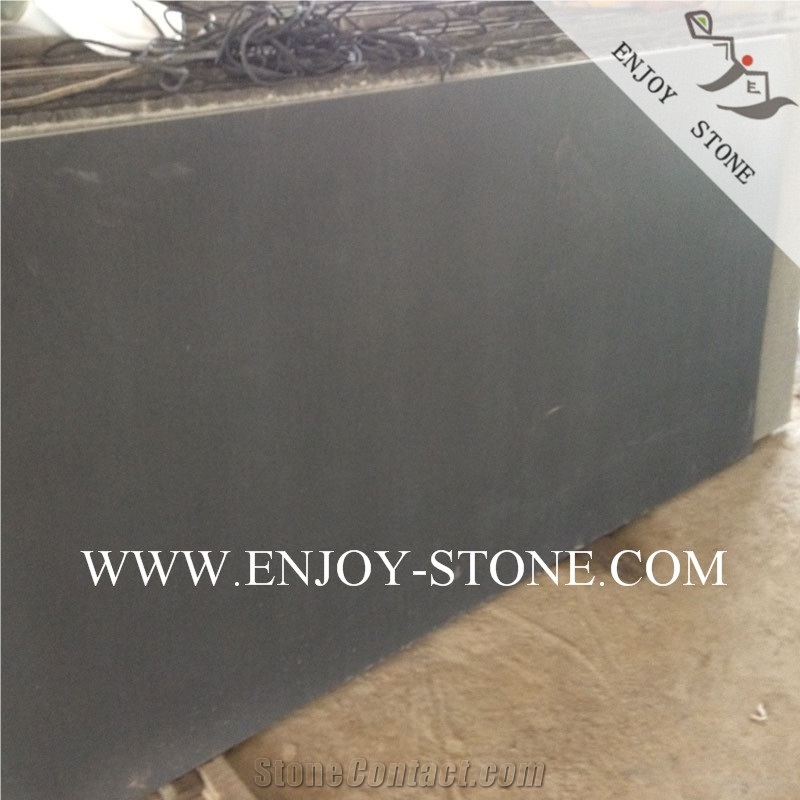 Honed Hainan Black Basalt/Andesite Big Size Slabs