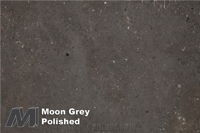 Moon Grey Limestone Polished Tiles & Slabs