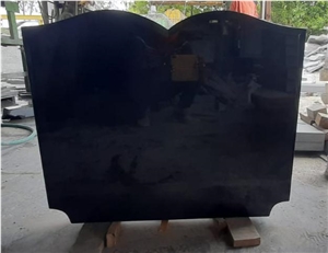 Jet Black, Absolute Black, Natural Black Granite Headstone,Gravestone