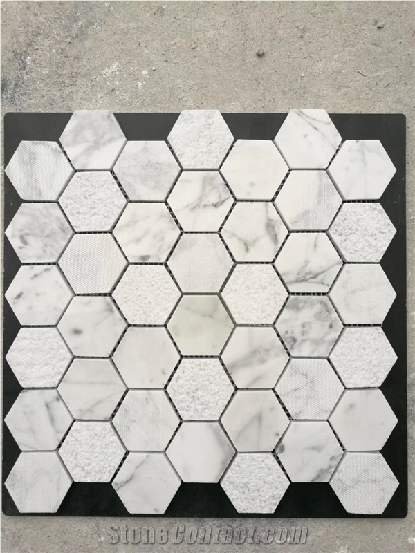 Ciot Dots Marble Mosaic Wall Tiles Bathroom Wall
