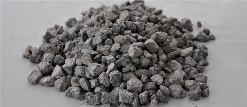 Basalt Aggregate Stones,Crushed Chips Black Color